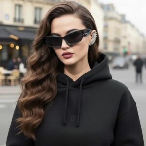 MEGANE Polarized Black Sunglasses